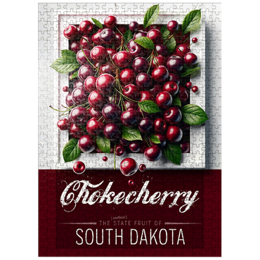 puzzleplate Colorful Fruits: South Dakota, Chokecherry -State Fruits Series 500 Jigsaw Puzzle