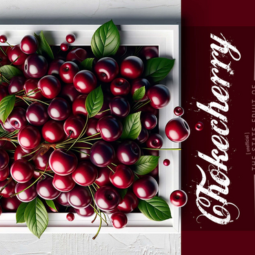 Colorful Fruits: South Dakota, Chokecherry -State Fruits Series 500 Jigsaw Puzzle 3D Modell