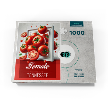 Colorful Fruits: Tennessee, Tomato -State Fruits Series 1000 Jigsaw Puzzle box view3
