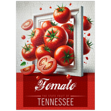 puzzleplate Colorful Fruits: Tennessee, Tomato -State Fruits Series 1000 Jigsaw Puzzle