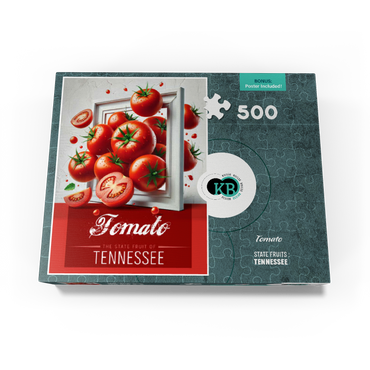 Colorful Fruits: Tennessee, Tomato -State Fruits Series 500 Jigsaw Puzzle box view3