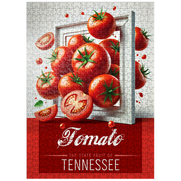puzzleplate Colorful Fruits: Tennessee, Tomato -State Fruits Series 500 Jigsaw Puzzle