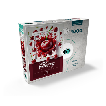 Colorful Fruits: Utah, Cherry -State Fruits Series 1000 Jigsaw Puzzle box view2