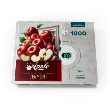 Colorful Fruits: Vermont, Apple -State Fruits Series 1000 Jigsaw Puzzle box view3