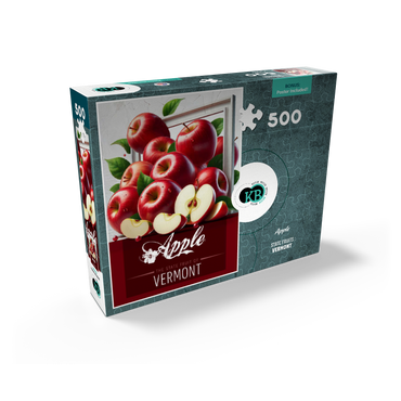 Colorful Fruits: Vermont, Apple -State Fruits Series 500 Jigsaw Puzzle box view2