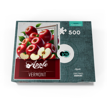 Colorful Fruits: Vermont, Apple -State Fruits Series 500 Jigsaw Puzzle box view3