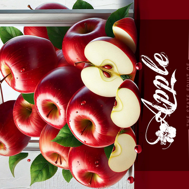 Colorful Fruits: Vermont, Apple -State Fruits Series 500 Jigsaw Puzzle 3D Modell