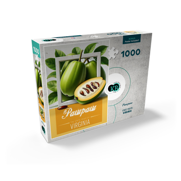 Colorful Fruits: Virginia, Pawpaw -State Fruits Series 1000 Jigsaw Puzzle box view2