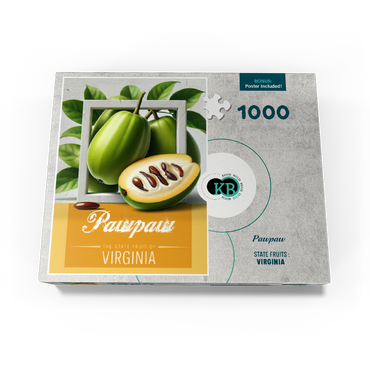 Colorful Fruits: Virginia, Pawpaw -State Fruits Series 1000 Jigsaw Puzzle box view3