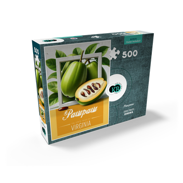 Colorful Fruits: Virginia, Pawpaw -State Fruits Series 500 Jigsaw Puzzle box view2