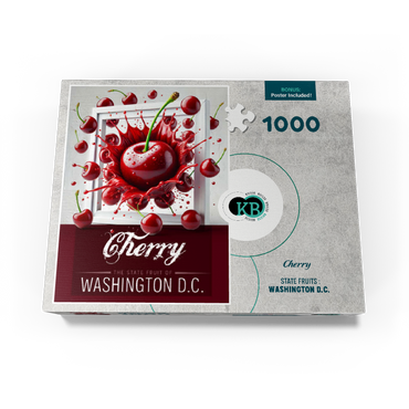 Colorful Fruits: Washington D.C., Cherry -State Fruits Series 1000 Jigsaw Puzzle box view3