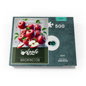 Colorful Fruits: Washington, Apple -State Fruits Series 500 Jigsaw Puzzle box view3