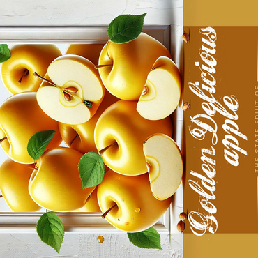 Colorful Fruits: West Virginia, Golden Delicious Apple -State Fruits Series 500 Jigsaw Puzzle 3D Modell