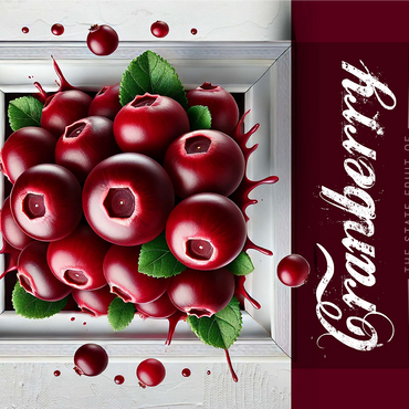 Colorful Fruits: Wisconsin, Cranberry -State Fruits Series 1000 Jigsaw Puzzle 3D Modell