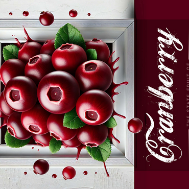 Colorful Fruits: Wisconsin, Cranberry -State Fruits Series 500 Jigsaw Puzzle 3D Modell