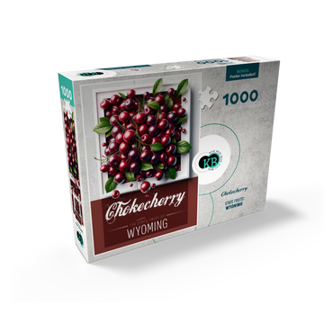 Colorful Fruits: Wyoming, Chokecherry -State Fruits Series 1000 Jigsaw Puzzle box view2