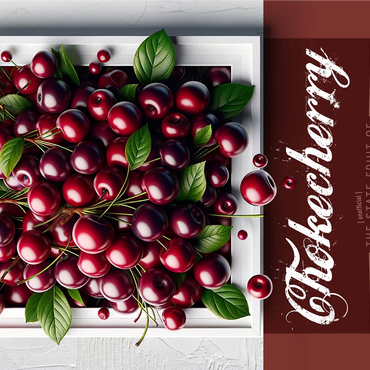 Colorful Fruits: Wyoming, Chokecherry -State Fruits Series 1000 Jigsaw Puzzle 3D Modell