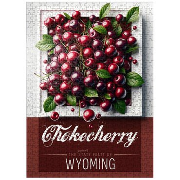 puzzleplate Colorful Fruits: Wyoming, Chokecherry -State Fruits Series 500 Jigsaw Puzzle