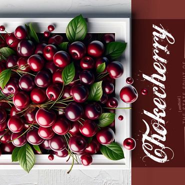 Colorful Fruits: Wyoming, Chokecherry -State Fruits Series 500 Jigsaw Puzzle 3D Modell