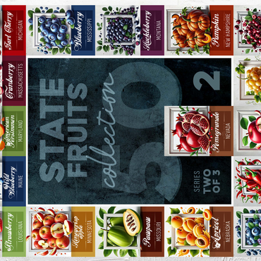 Collage: State Fruits Series, Part 2 of 3 500 Jigsaw Puzzle 3D Modell