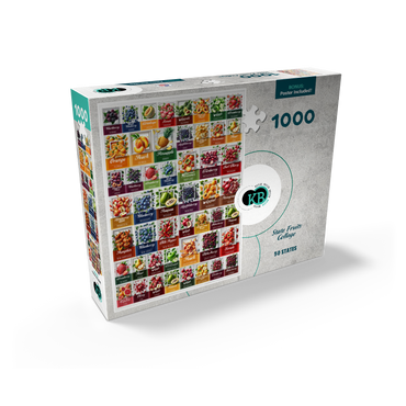 Collage Poster: State Fruits Series, vol. 1 1000 Jigsaw Puzzle box view2