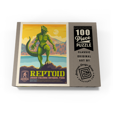 Legends Of The National Parks: Lassen Volcanic's Reptoid 100 Jigsaw Puzzle box view3