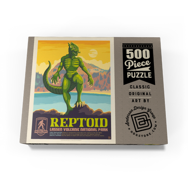 Legends Of The National Parks: Lassen Volcanic's Reptoid 500 Jigsaw Puzzle box view3
