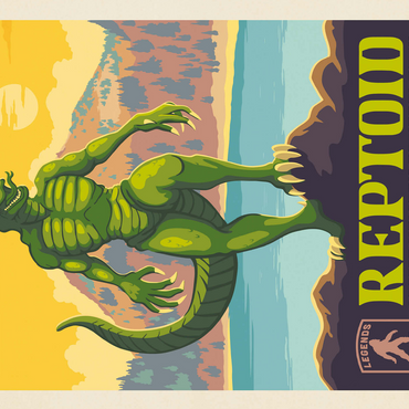 Legends Of The National Parks: Lassen Volcanic's Reptoid 500 Jigsaw Puzzle 3D Modell