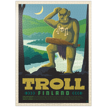 puzzleplate Mythical Creatures: Troll (Finland) 1000 Jigsaw Puzzle