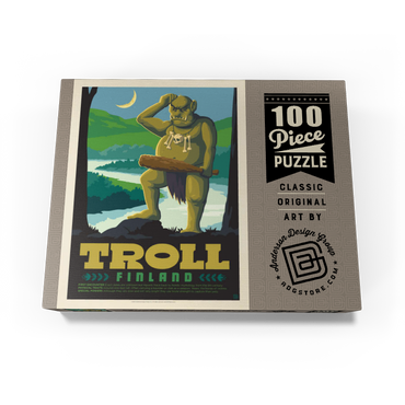 Mythical Creatures: Troll (Finland) 100 Jigsaw Puzzle box view3