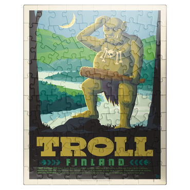 puzzleplate Mythical Creatures: Troll (Finland) 100 Jigsaw Puzzle