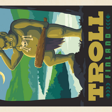 Mythical Creatures: Troll (Finland) 100 Jigsaw Puzzle 3D Modell