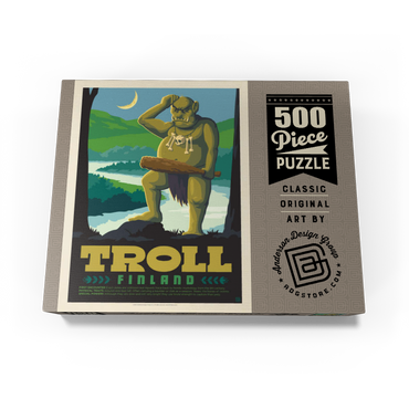 Mythical Creatures: Troll (Finland) 500 Jigsaw Puzzle box view3