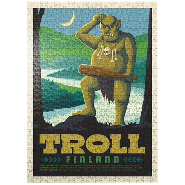 puzzleplate Mythical Creatures: Troll (Finland) 500 Jigsaw Puzzle