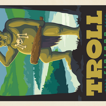 Mythical Creatures: Troll (Finland) 500 Jigsaw Puzzle 3D Modell