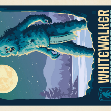 Legends Of The National Parks: Acadia's White Walker 1000 Jigsaw Puzzle 3D Modell