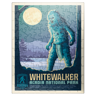 puzzleplate Legends Of The National Parks: Acadia's White Walker 100 Jigsaw Puzzle