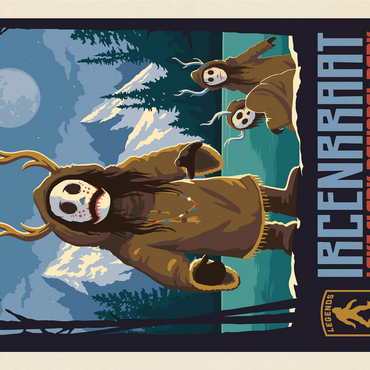 Legends Of The National Parks: Lake Clark's Ircenrraat 1000 Jigsaw Puzzle 3D Modell