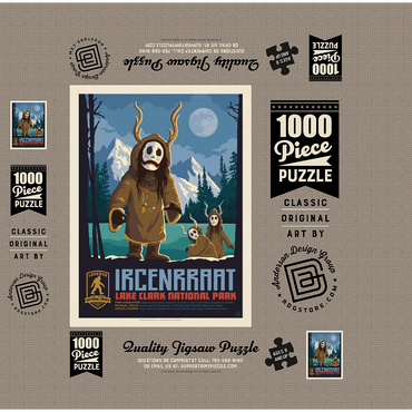 Legends Of The National Parks: Lake Clark's Ircenrraat 1000 Jigsaw Puzzle box 3D Modell