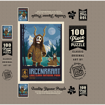 Legends Of The National Parks: Lake Clark's Ircenrraat 100 Jigsaw Puzzle box 3D Modell