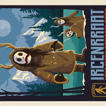 Legends Of The National Parks: Lake Clark's Ircenrraat 500 Jigsaw Puzzle 3D Modell