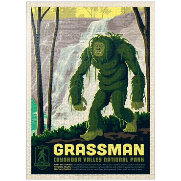 puzzleplate Legends Of The National Parks: Cuyahoga Valley's Grassman 1000 Jigsaw Puzzle