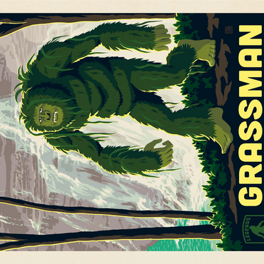 Legends Of The National Parks: Cuyahoga Valley's Grassman 1000 Jigsaw Puzzle 3D Modell