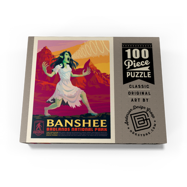 Legends Of The National Parks: Badland's Banshee 100 Jigsaw Puzzle box view3