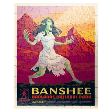puzzleplate Legends Of The National Parks: Badland's Banshee 100 Jigsaw Puzzle