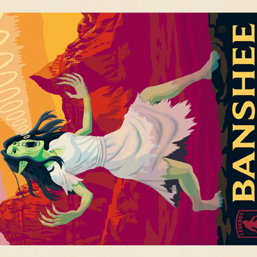 Legends Of The National Parks: Badland's Banshee 500 Jigsaw Puzzle 3D Modell