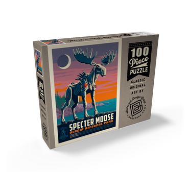 Legends Of The National Parks: Acadia's Specter Moose 100 Jigsaw Puzzle box view2
