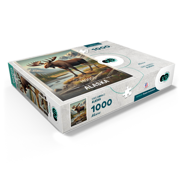 Alaska, Moose: State Animals Series 1000 Jigsaw Puzzle box view1
