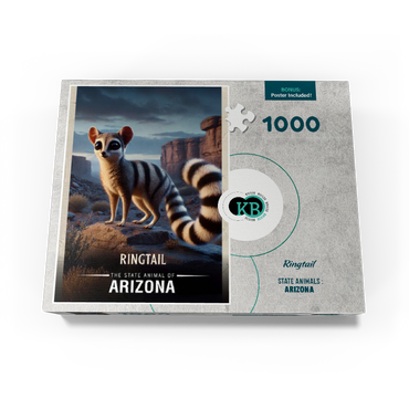Arizona, Ringtail: State Animals Series 1000 Jigsaw Puzzle box view3