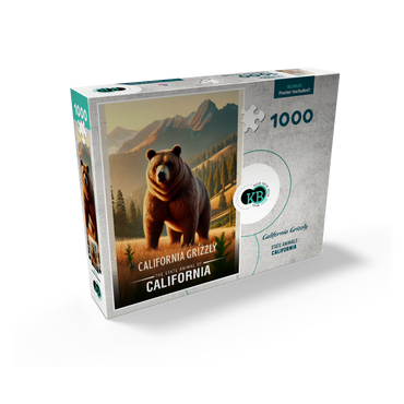 California, California Grizzly: State Animals Series 1000 Jigsaw Puzzle box view2